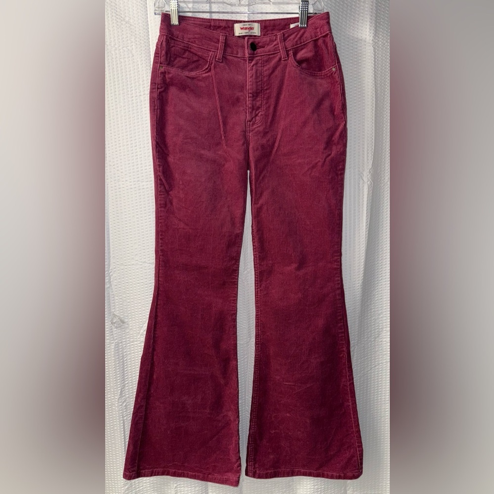 Wrangler Fierce Flare Corduroy Pants Color Midnight Floral Size 6
